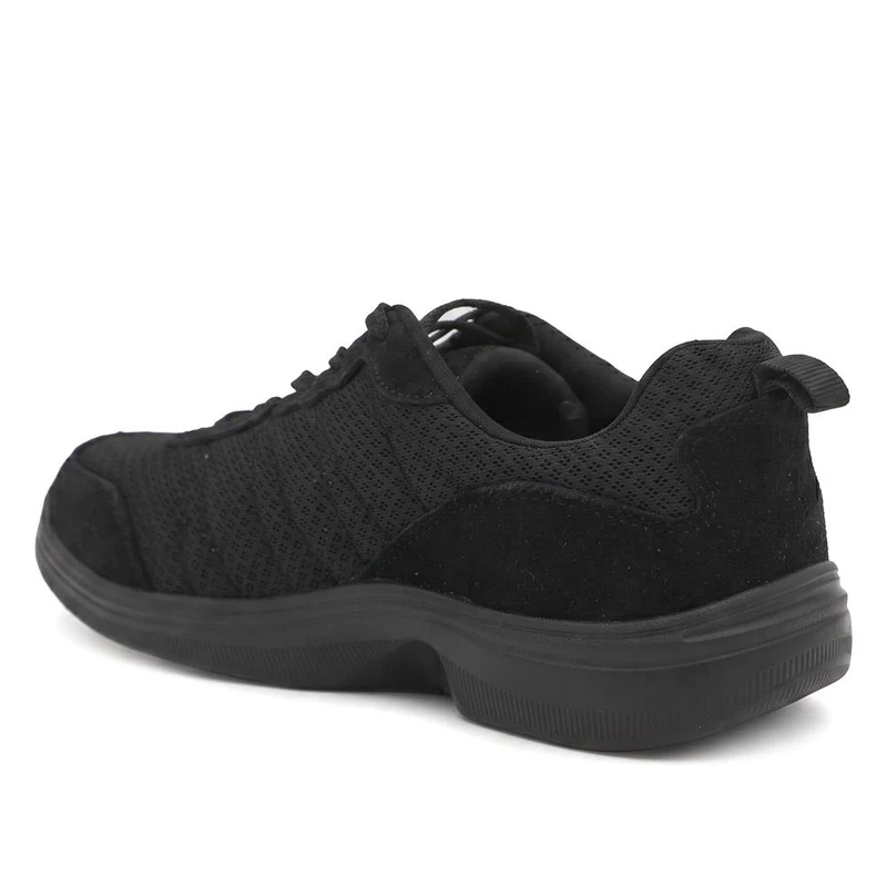 EasyFit Extra Wide Mesh Lace Up Trainers - SIDRA / 329 941 - Black-Black