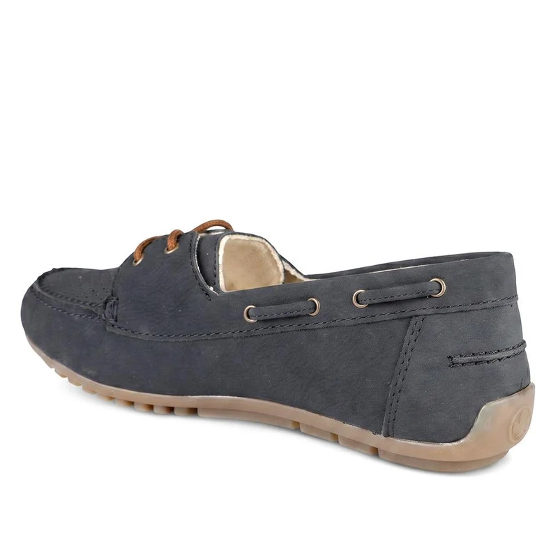 Rieker Breathable Laced Loafers - RKR43068 / 330 547 - Navy