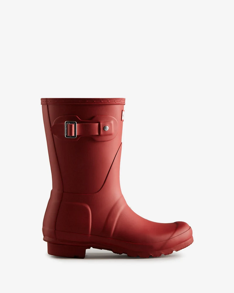 Hunter Original kurze Damen-Gummistiefel | Rot