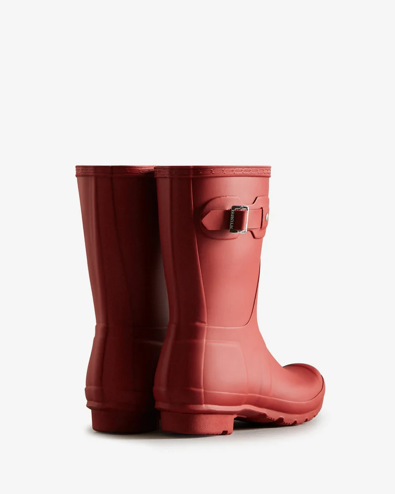 Hunter Original kurze Damen-Gummistiefel | Rot