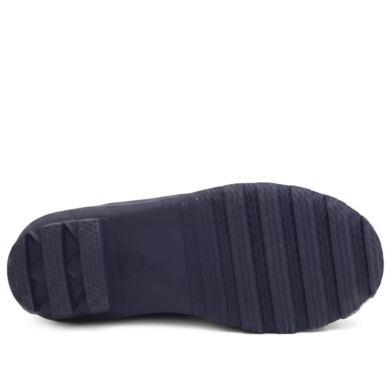 Paw Print Chelsea Wellington Boots - RAI40005 / 326 490 - Navy-Pink