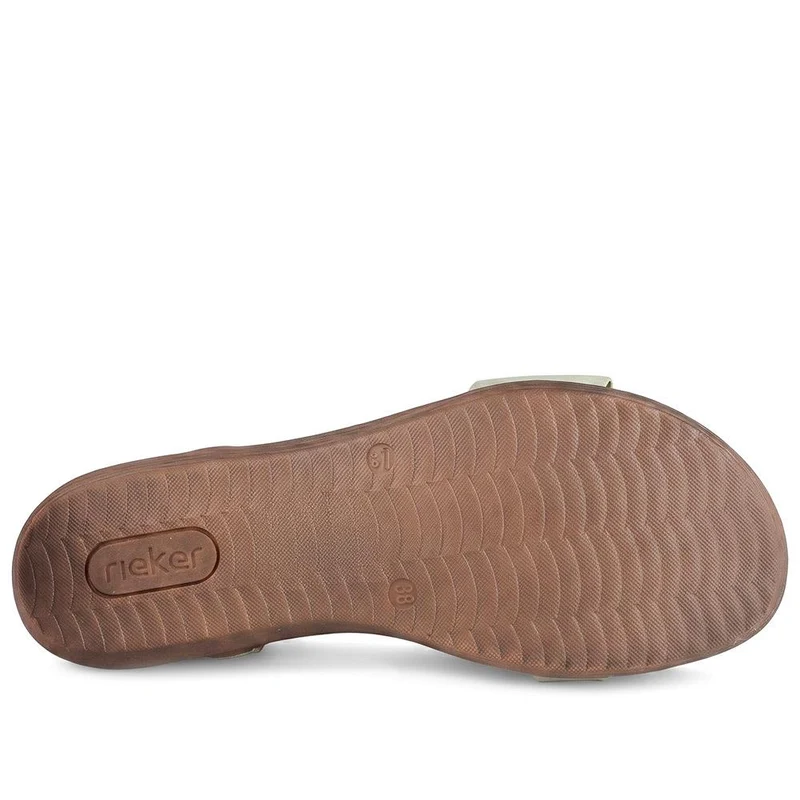 Rieker Braided Elastic Fit Sandals - RKR43075 / 330 557 - Natural