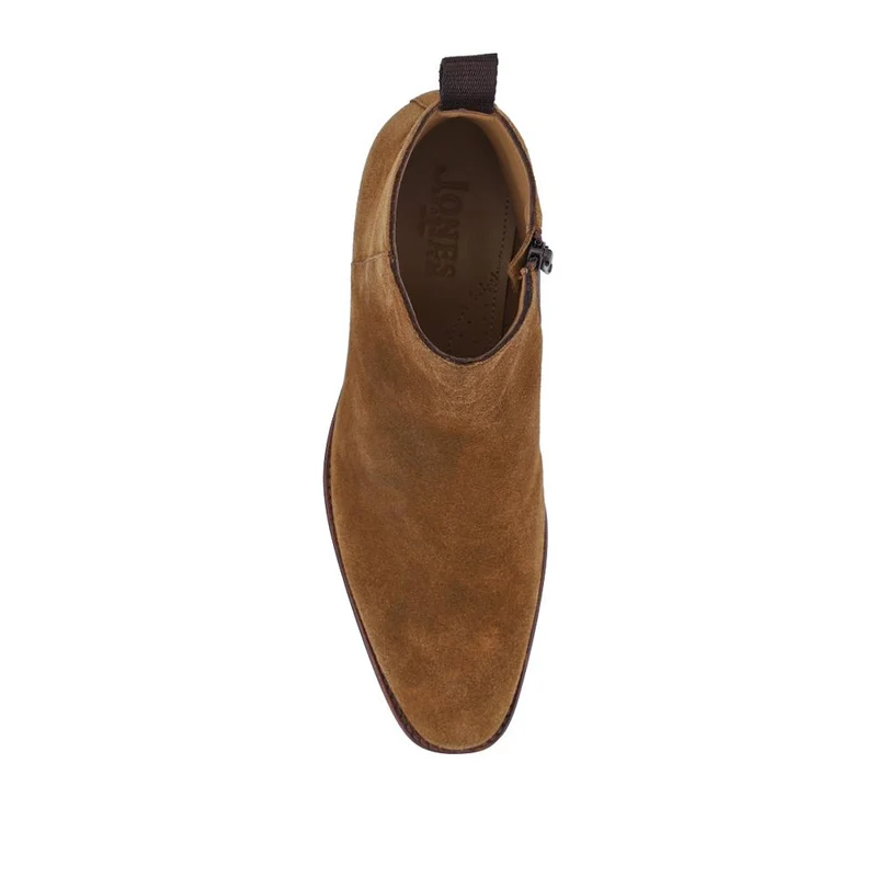 Flaxen Leather Ankle Boots - FLAXEN / 325 744 - Tan Suede