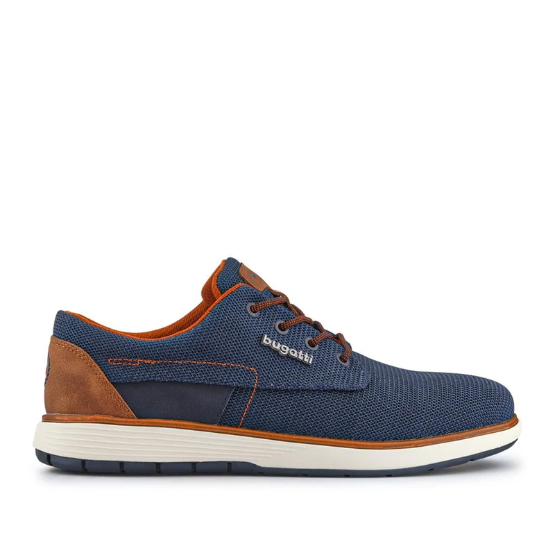 Comfort-Fitting Lace-Up Shoes - BUG41514 / 327 368 - Navy