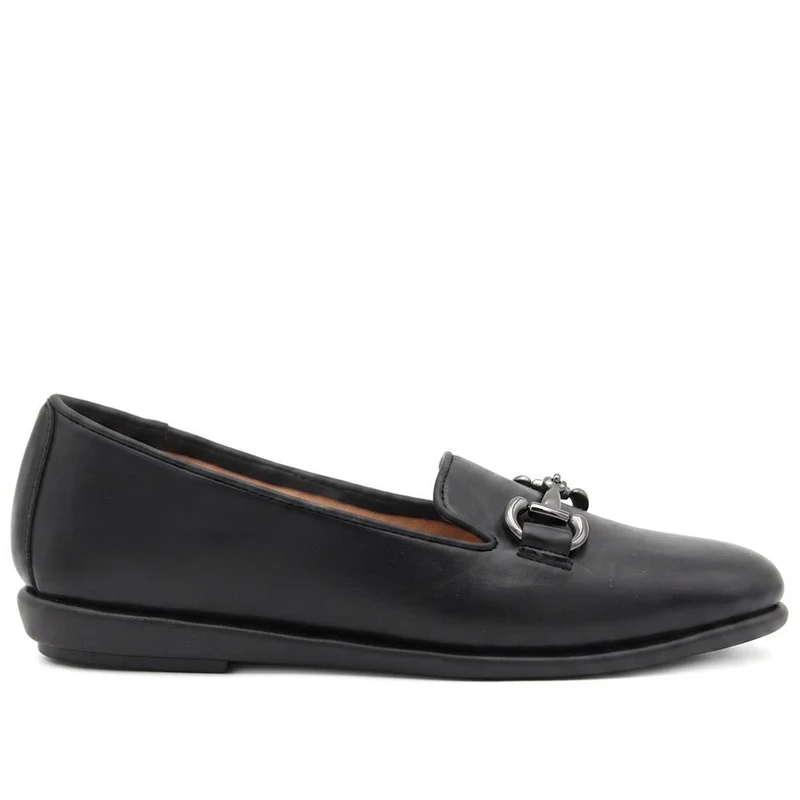 Elegant Wedge Loafers - UPSKY43001 / 329 004 - Black