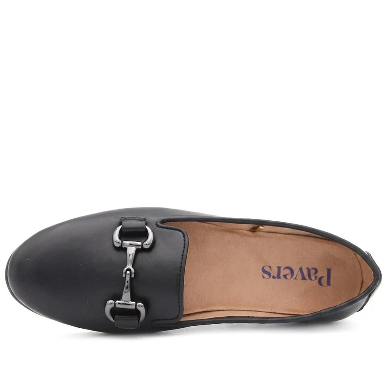 Elegant Wedge Loafers - UPSKY43001 / 329 004 - Black