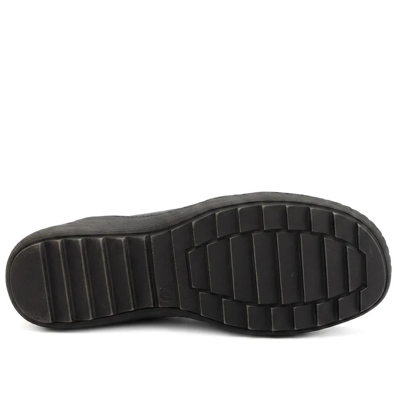 Smart Zip Closure Shoes - WBINS44025 / 329 763 - Black