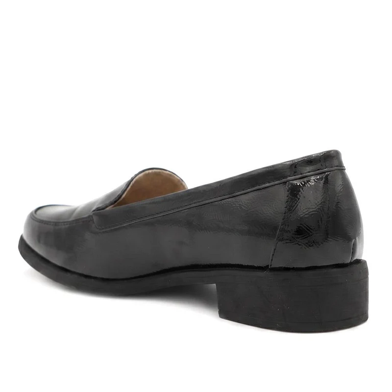 Smart Block Heel Loafers - WBINS44015 / 329 754 - Black Patent