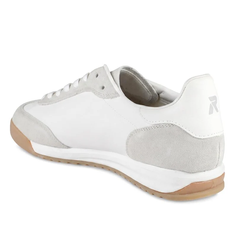 Rieker Leather Sport Trainers - RKR43063 / 330 551 - White-Grey
