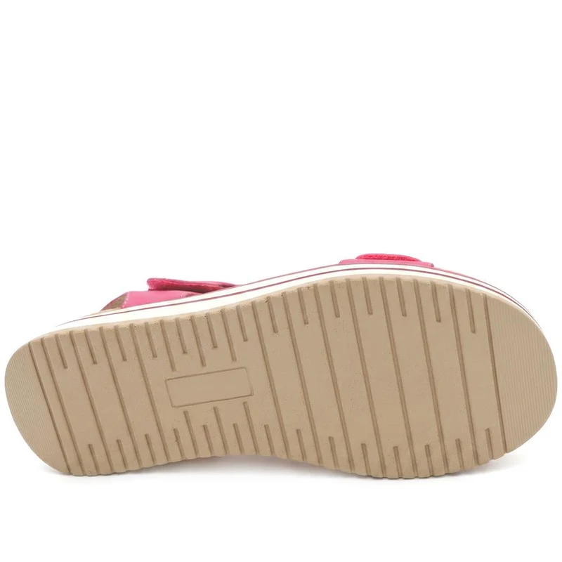 Chunky Lightweight Adjustable Sandals - GANG43001 / 329 041 - Fuschia