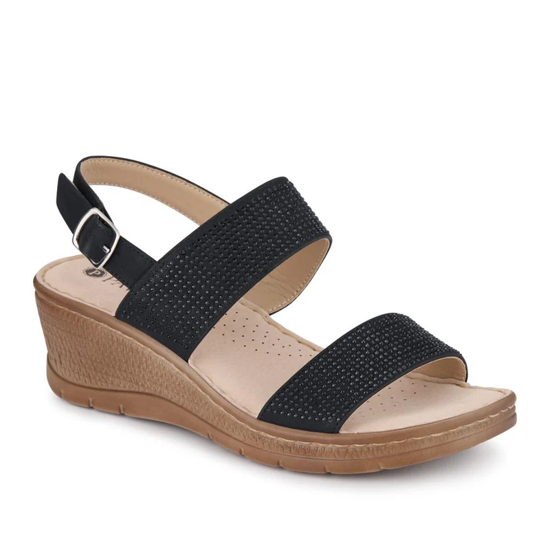 Buckle-Up Wedge Sandals - BAIZH41031 / 327 300