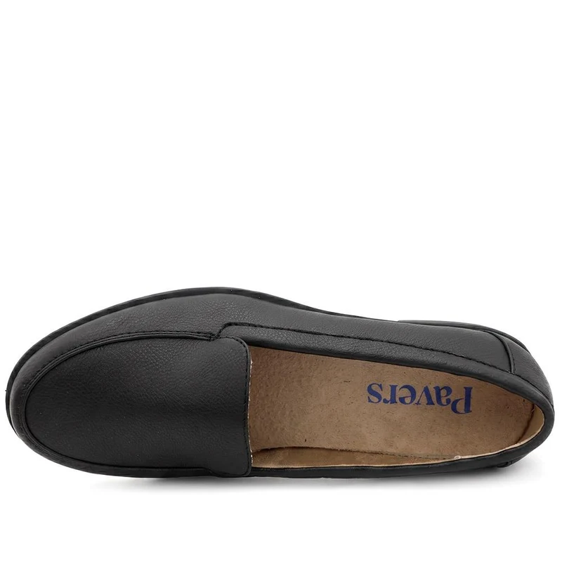 Smart Block Heel Loafers - WBINS44015 / 329 754 - Black
