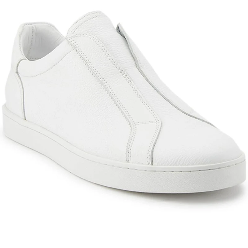 Slade Suede Trainers - SLADE / 325 239 - White