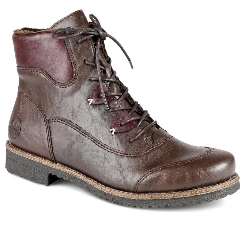 Rieker Cushioned Lace-Up Boots - RKR42530 / 327 694