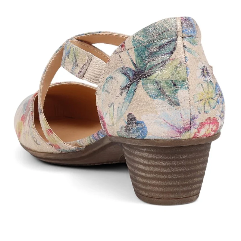 Low-Heeled Court Shoes - WBINS39078 / 325 127 - Floral