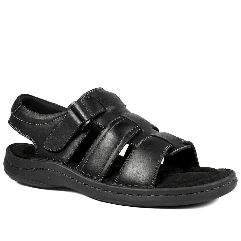 Leather Buckle Fastening Sandals - AATRA43007 / 328 941