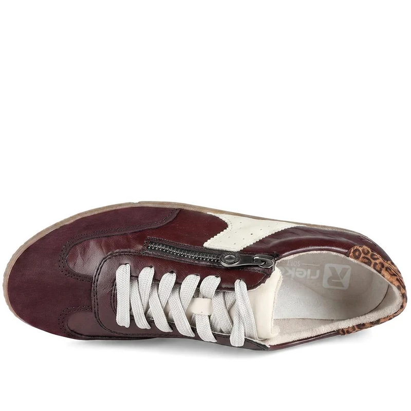 Extra-Cushioned Dual-Fastening Trainers - RKR41511 / 326 827 - Burgundy
