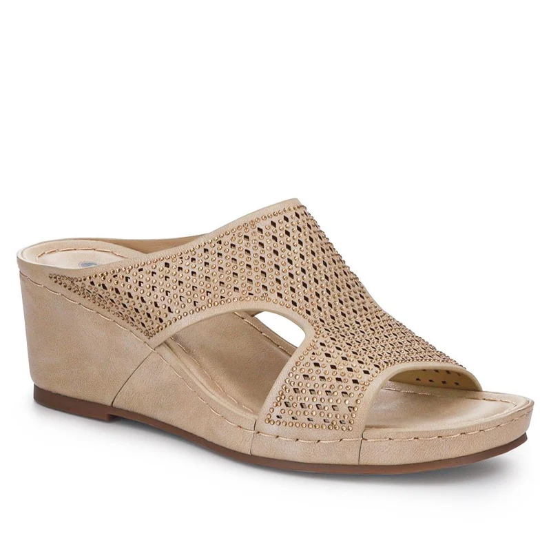 High Wedge Heel Mules - BAIZH41016 / 327 100