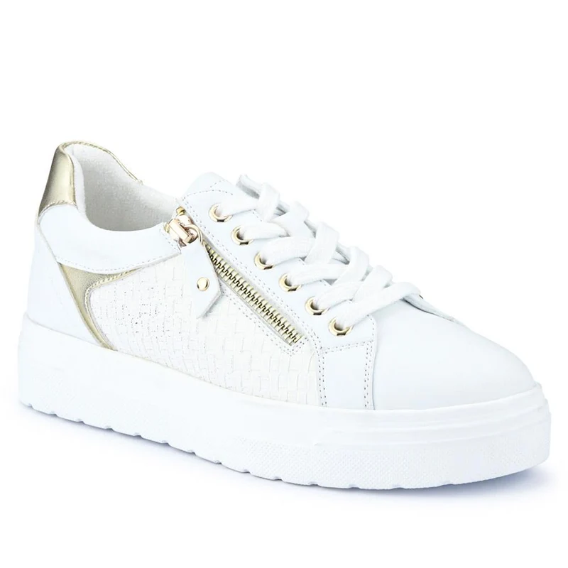 Wide Fit Chunky Lace-Up Trainers - WBINS41001 / 326 810