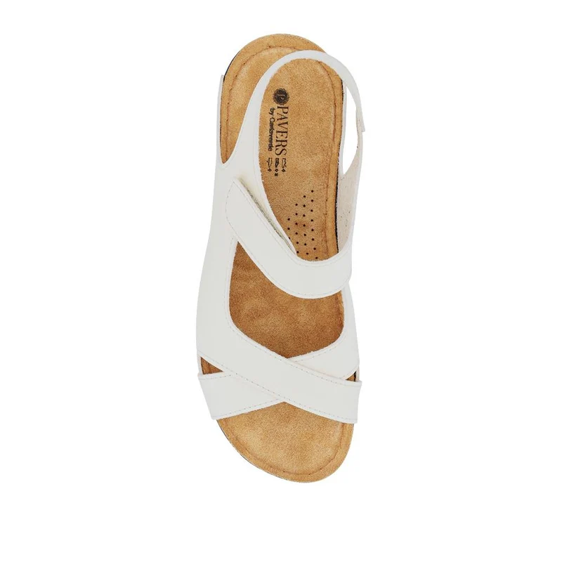Cushioned Touch-Fasten Sandals - SERAY41003 / 327 591 - Beige