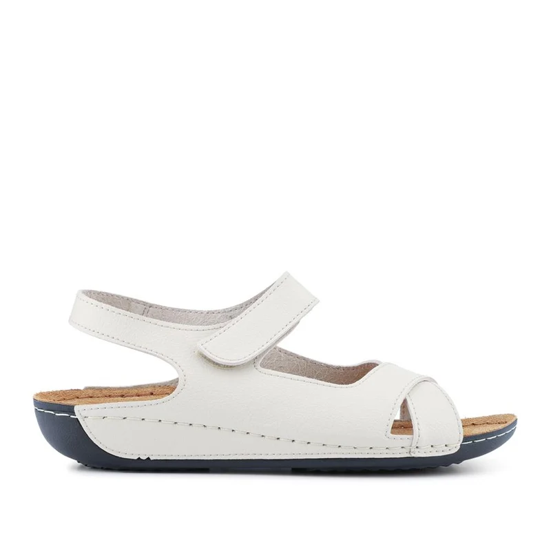 Cushioned Touch-Fasten Sandals - SERAY41003 / 327 591 - Beige