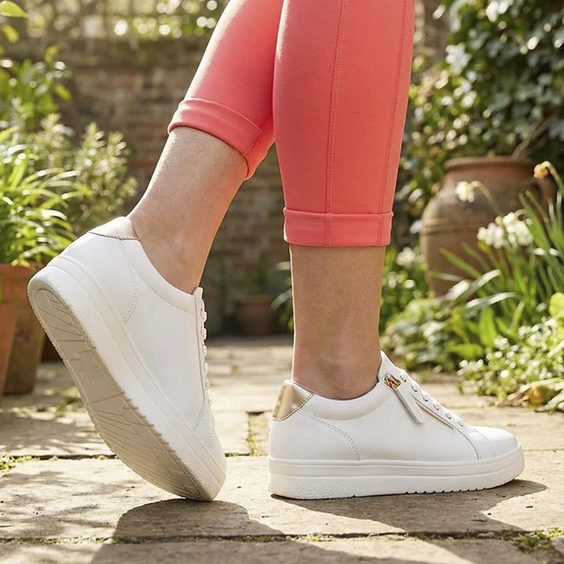 Extra Wide Chunky Trainers - ITALIA / 326 313 - White