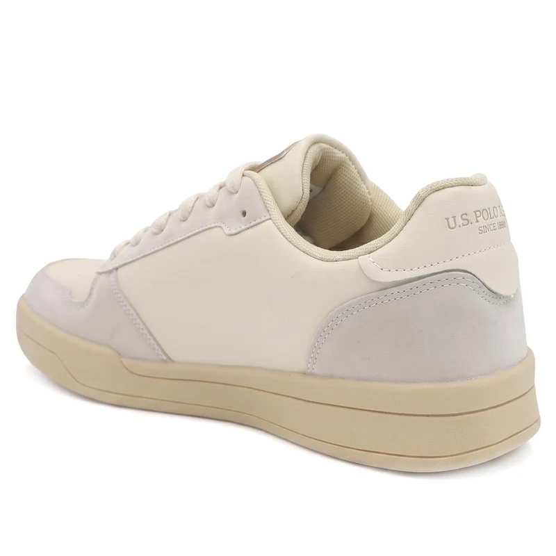 US Polo Assn Steve Lace Up Trainers - USPOL43003 / 330 484 - White