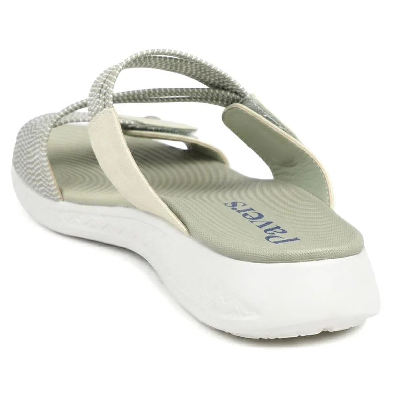 Lightweight Slip On Mule Sandals - BAIZH43003 / 329 053 - Khaki