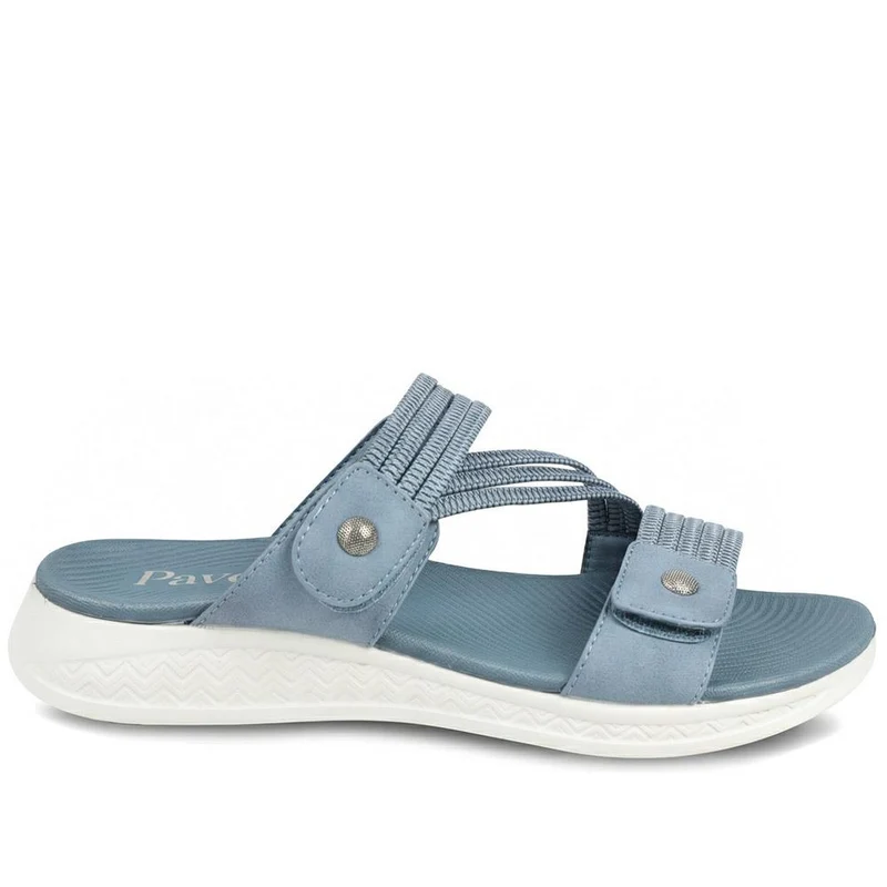 Lightweight Slip On Mule Sandals - BAIZH43003 / 329 053 - Blue