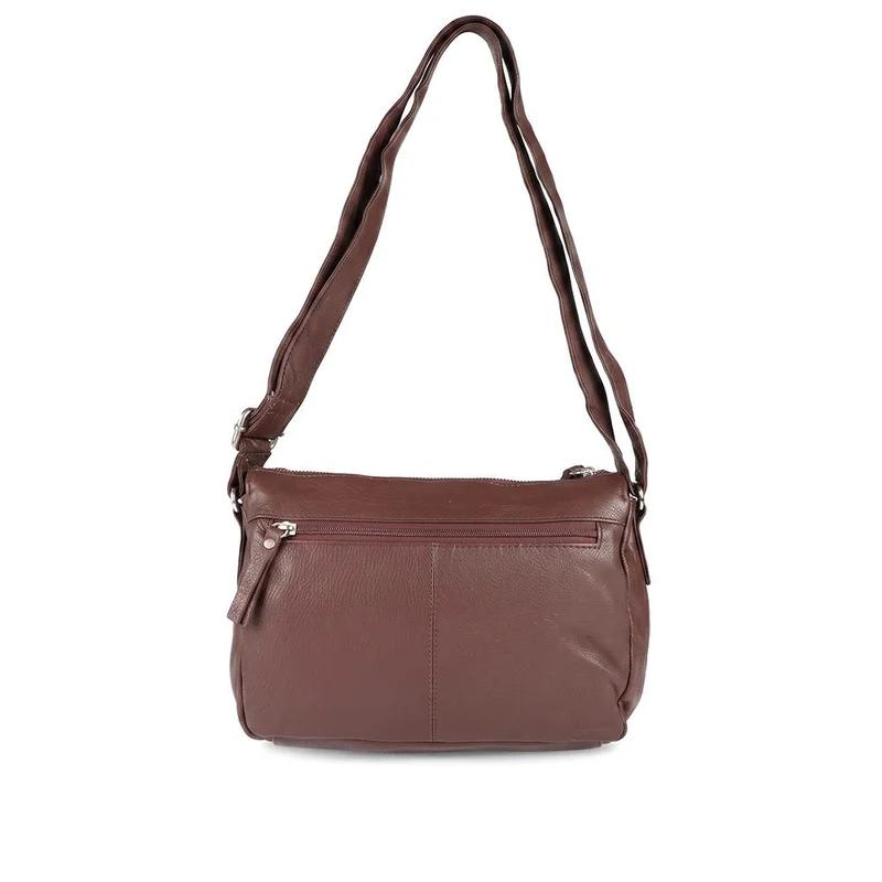 Adjustable Multi-Pocket Handbag - JWNBG41005 / 327 772 - Chocolate