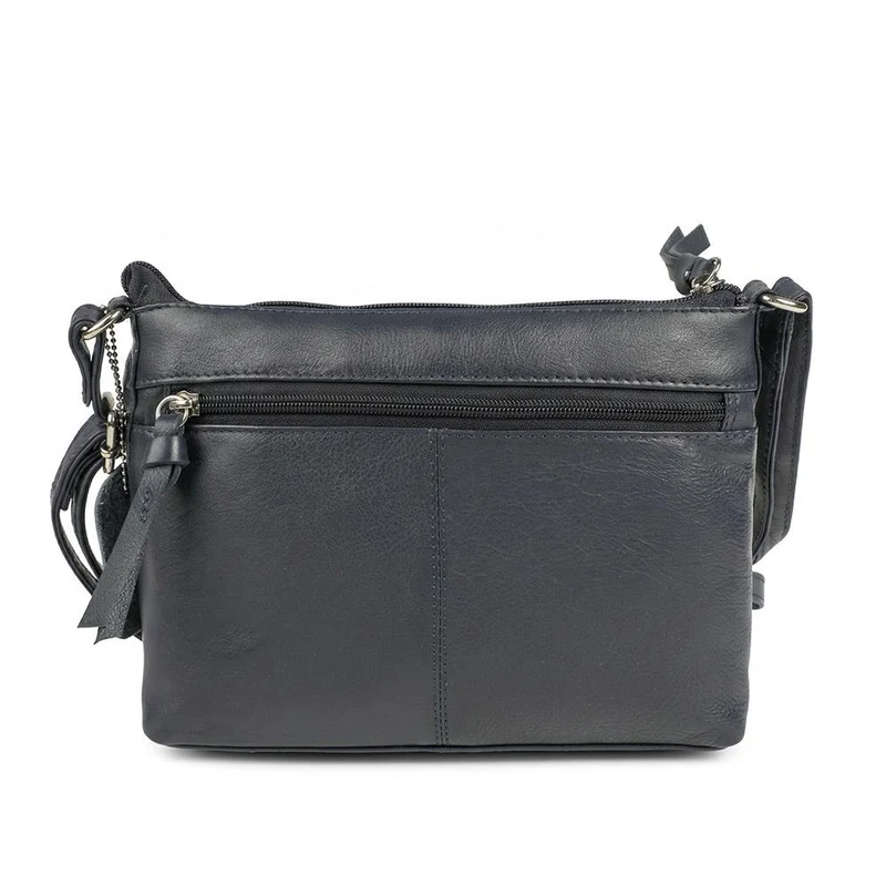 Adjustable Leather Cross Body Bag - JWNBG42000 / 328 629 - Navy