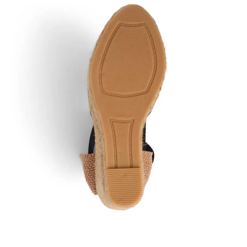 Rosabelle Lace Detail Espadrilles - ROSABELLE / 325 425 - Denim