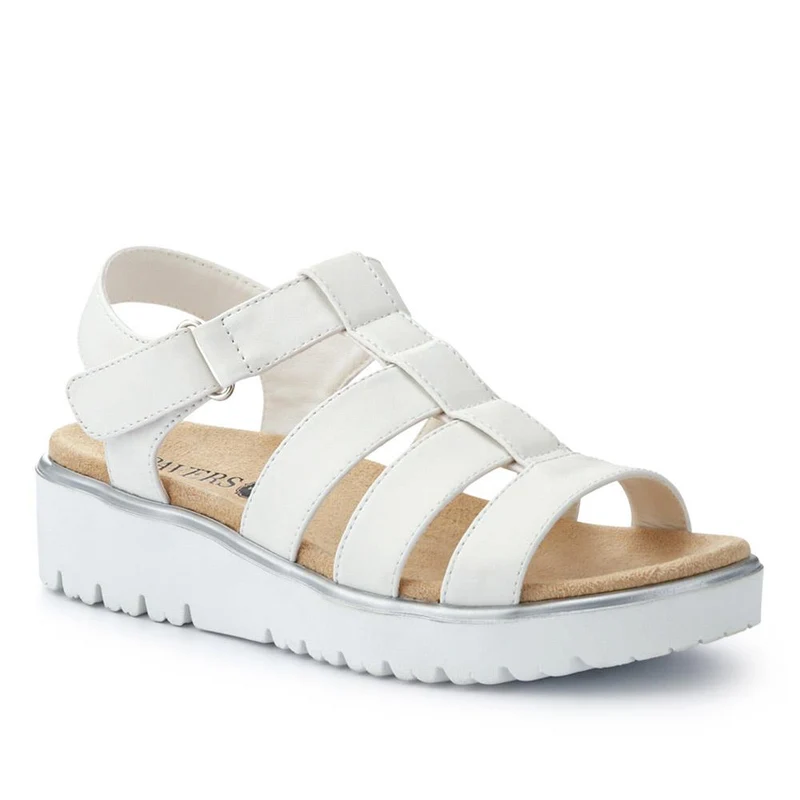 Wide Fit Strappy Sandals - WBINS41090 / 327 437