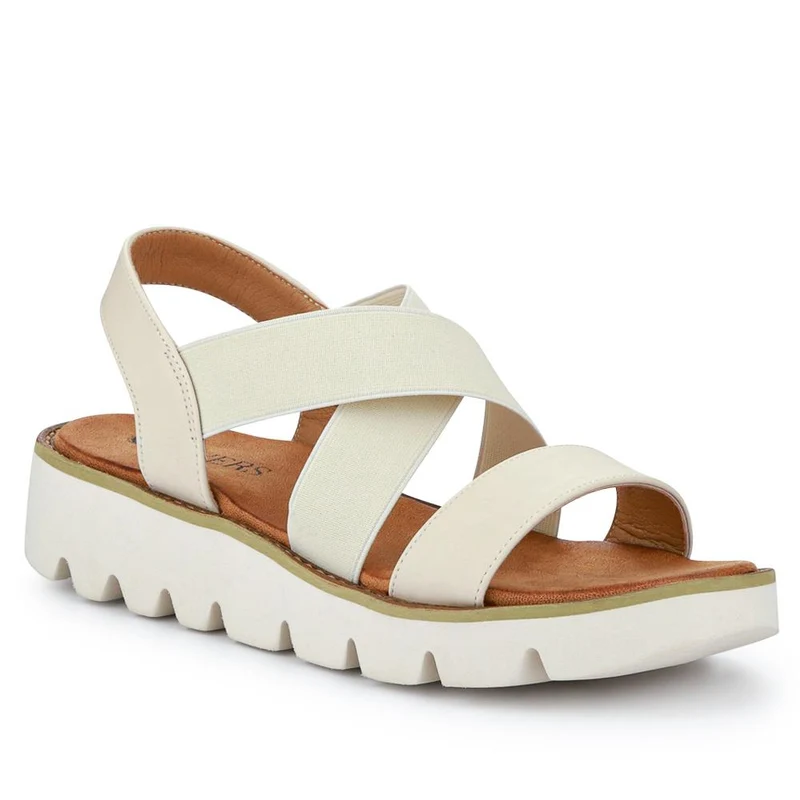 Slip On Chunky Sandals - BAIZH39011 / 325 194 - Beige