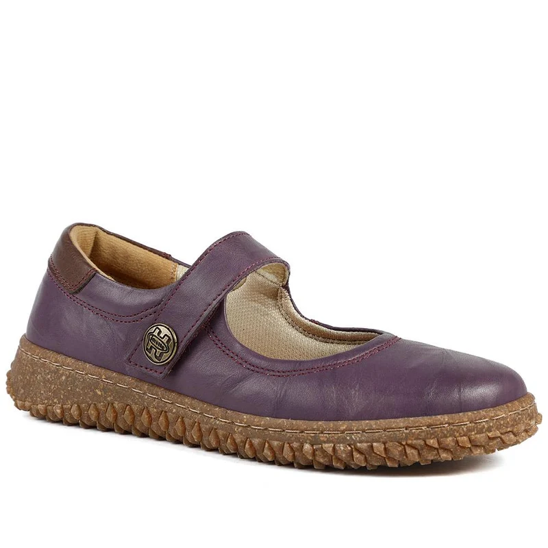 Loretta Leather Mary Janes - HAK42010 / 328 514 - Purple
