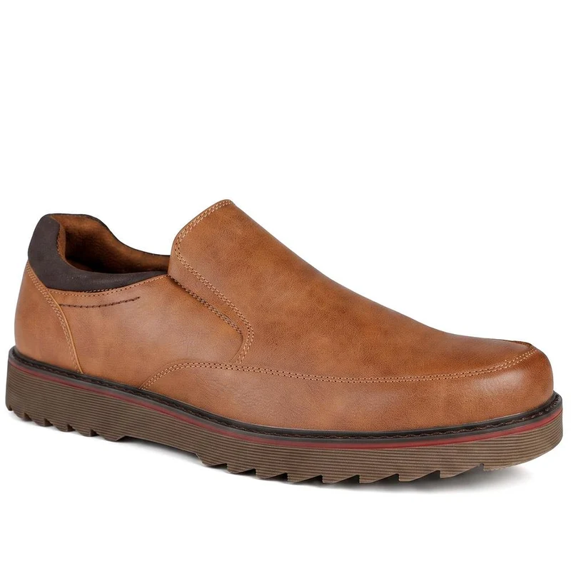 Wide Fit Smart Casual Moccasins - XINGH44006 / 330 040