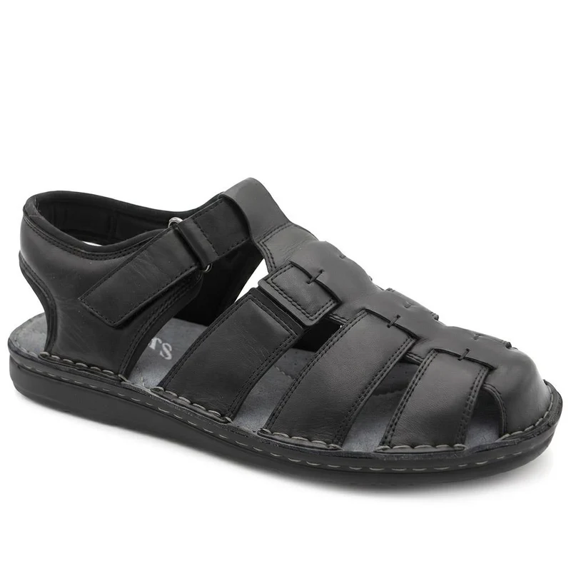 Leather Adjustable Fasten Fisherman Sandals - FBFOO43000 / 329 500
