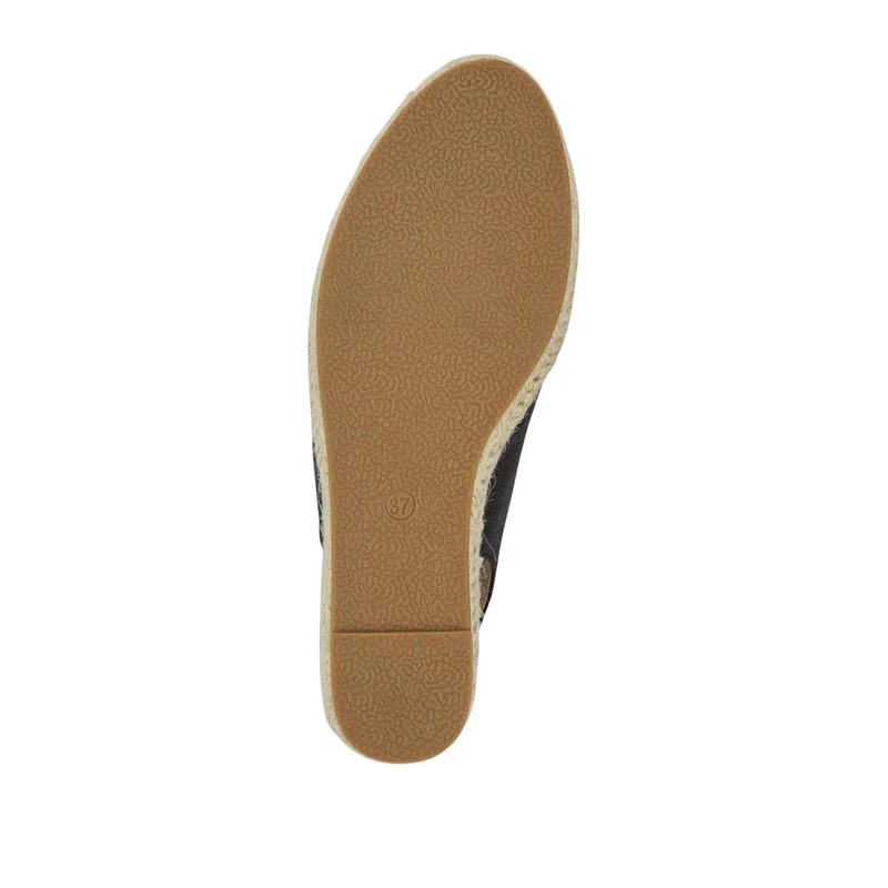 Slip-On Espadrilles - HUANG39005 / 324 902 - Black