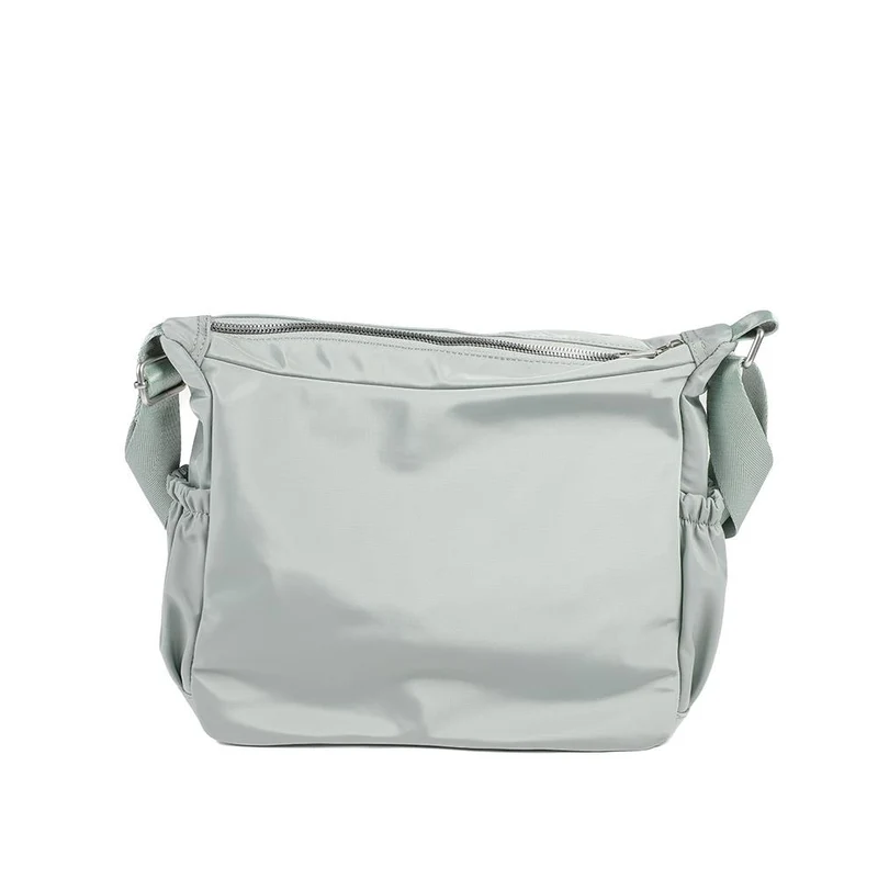 Quilted Multi Zip Crossbody Bag - WAHT43007 / 329 324 - Sage
