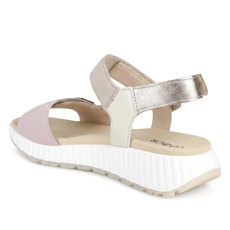 Gabor Leather Touch Fasten Platform Sandals - GABC43521 / 330 460 - Multi