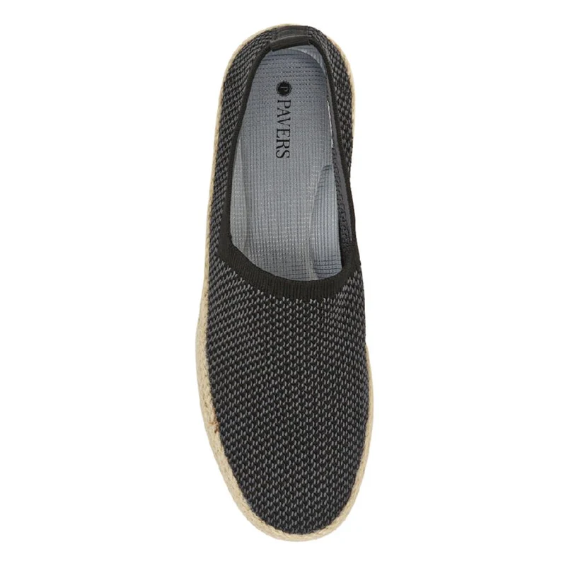 Breathable Slip-On Espadrilles - XIAM41013 / 326 923 - Black