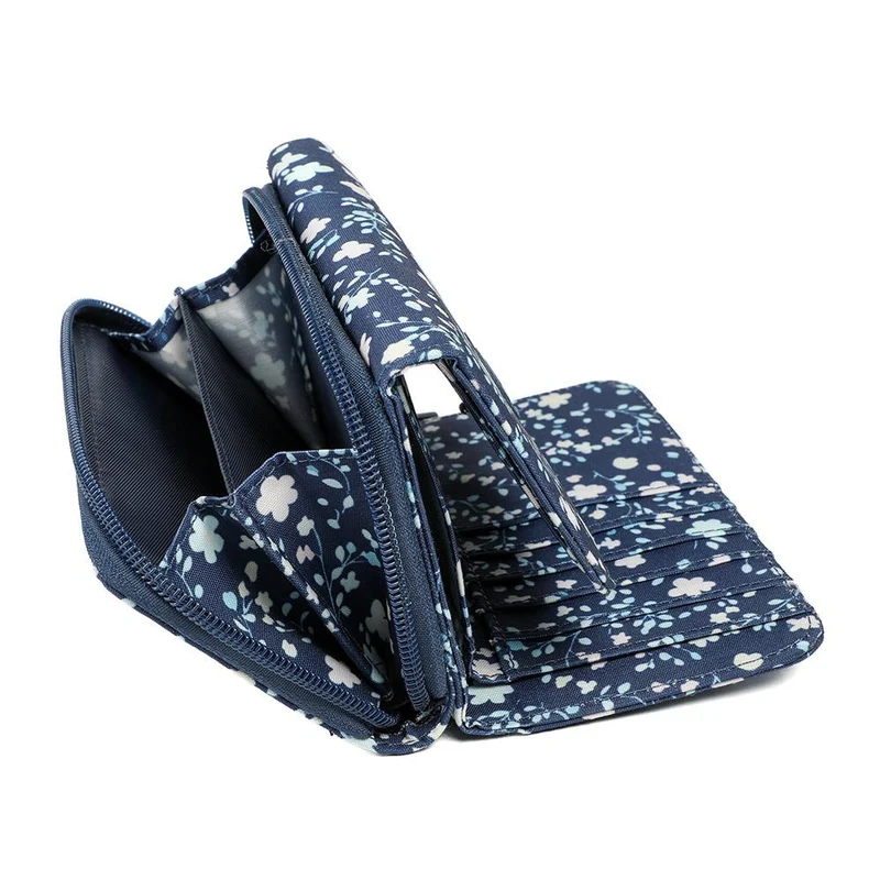 Tri-Fold Purse - SMIT37005 / 323 860 - Navy Floral