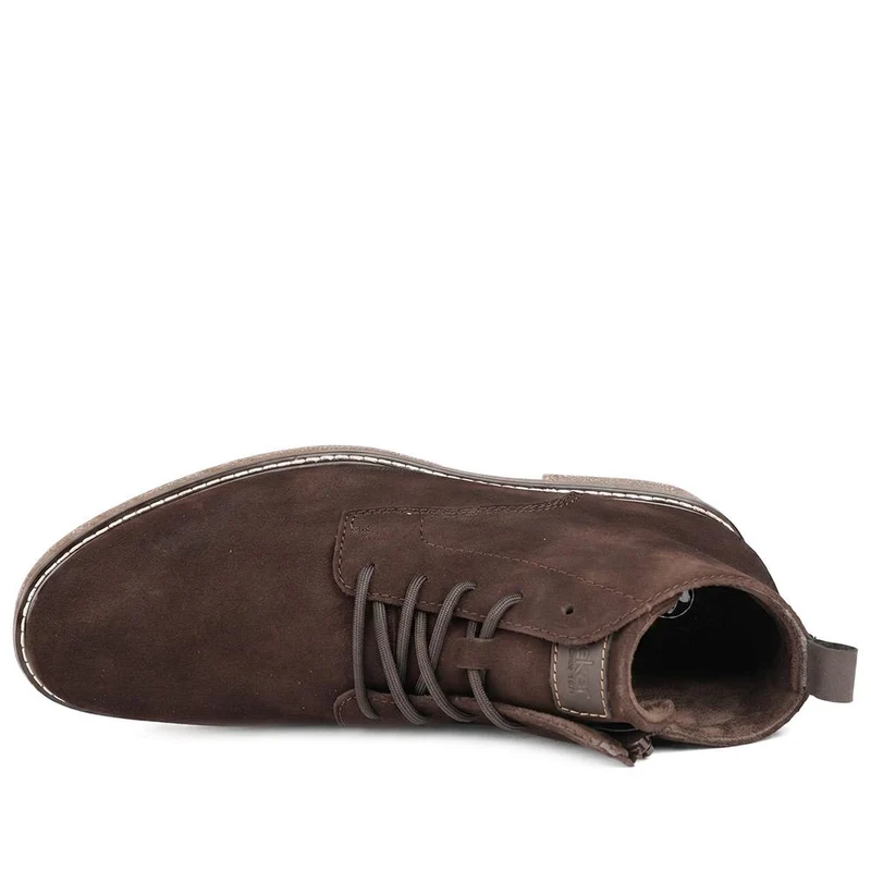 Rieker Wide Fit Suede Leather Boots - RKR43047 / 330 223 - Brown