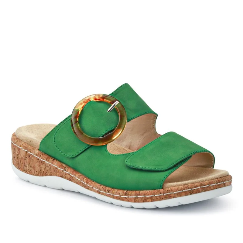 Wide Fit Dual-Fasten Mules - WBINS41103 / 327 398