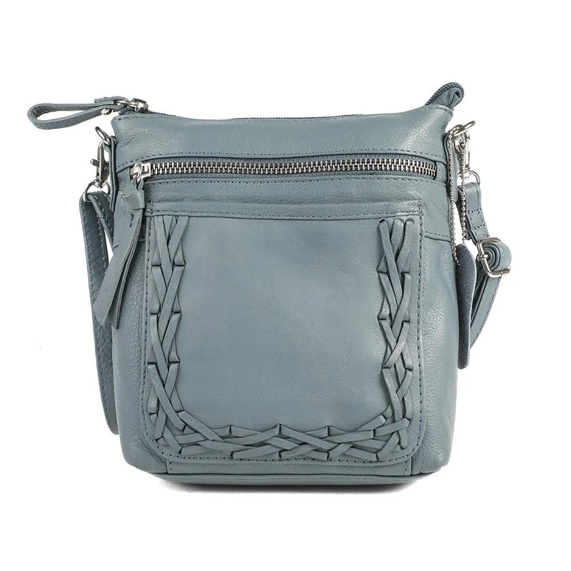Leather Zip Close Crossbody Bag - JWNBG43000 / 329 276