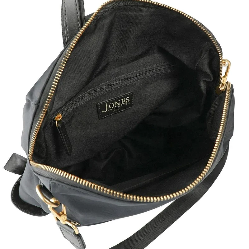 Virelle Leather Backpack With Zip Pockets - VIRELLE / 329 382 - Black
