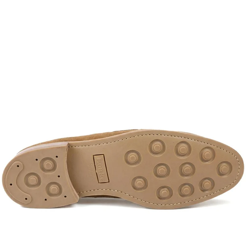 Utah1 Loake Leather Tassel Loafers - UTAH1 / 324 999 - Snuff Suede