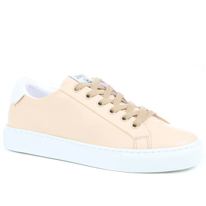 Tillie Apple Leather Trainers - TILLIE / 323 515 - Nude