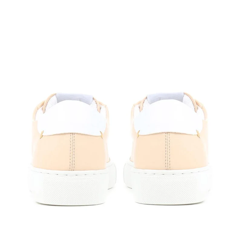 Tillie Apple Leather Trainers - TILLIE / 323 515 - Nude