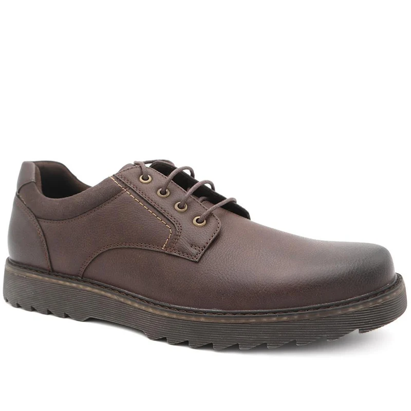 Wide Fit Smart Lace Up Shoes - XINGH44007 / 330 041